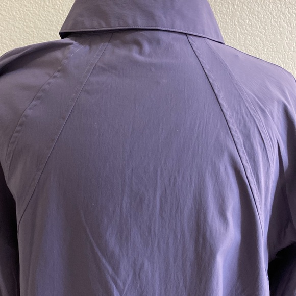 Athleta Purple Stretch Button Down Long‎ Sleeve - Picture 4 of 6